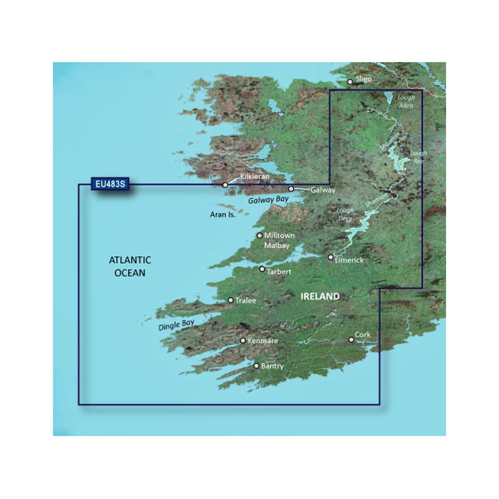 Garmin BlueChart g3 Vision HD - VEU483S - Galway Bay to Cork - microSD/SD