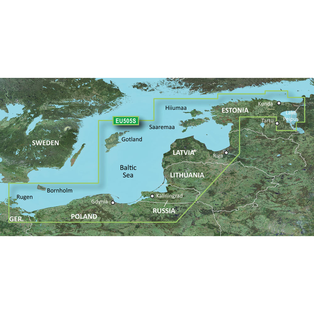 Garmin BlueChart g3 Vision HD - VEU505S - Baltic Sea, East Coast - microSD/SD