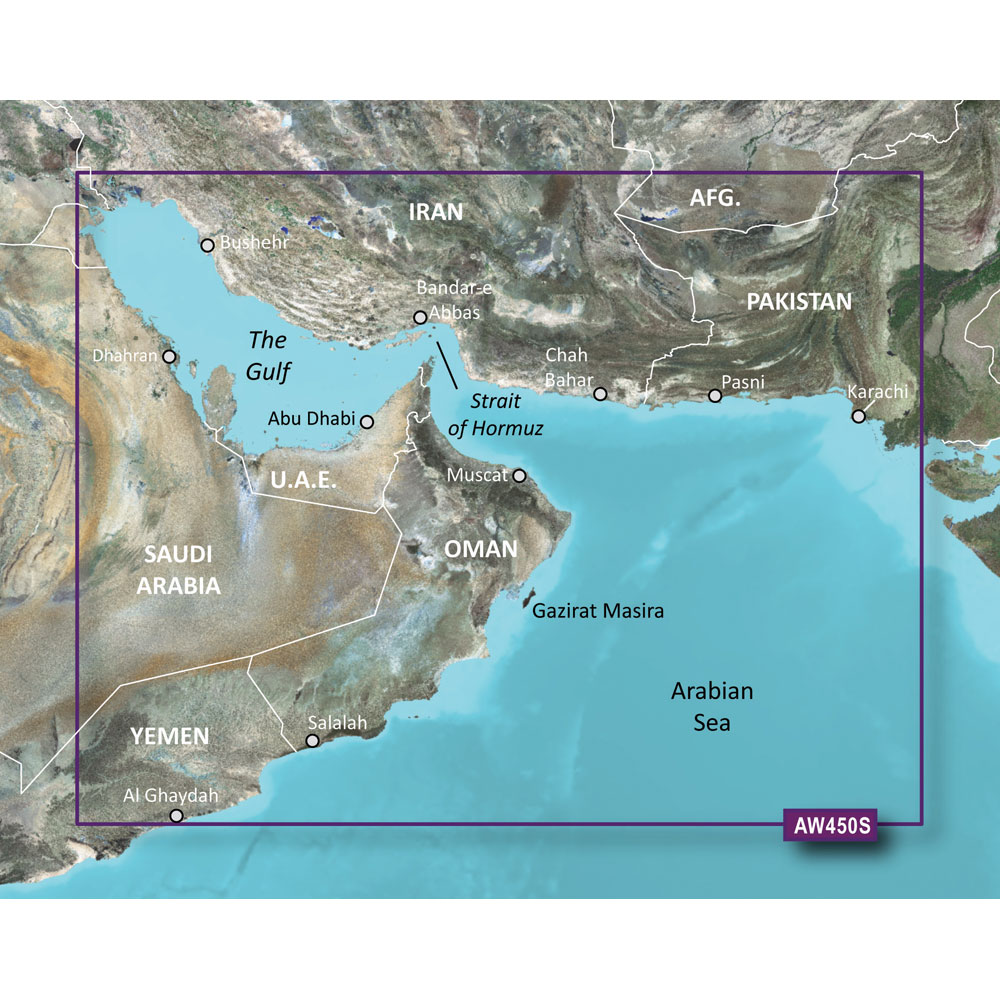 Garmin BlueChart g2 Vision HD - VAW450S - The Gulf - microSD/SD