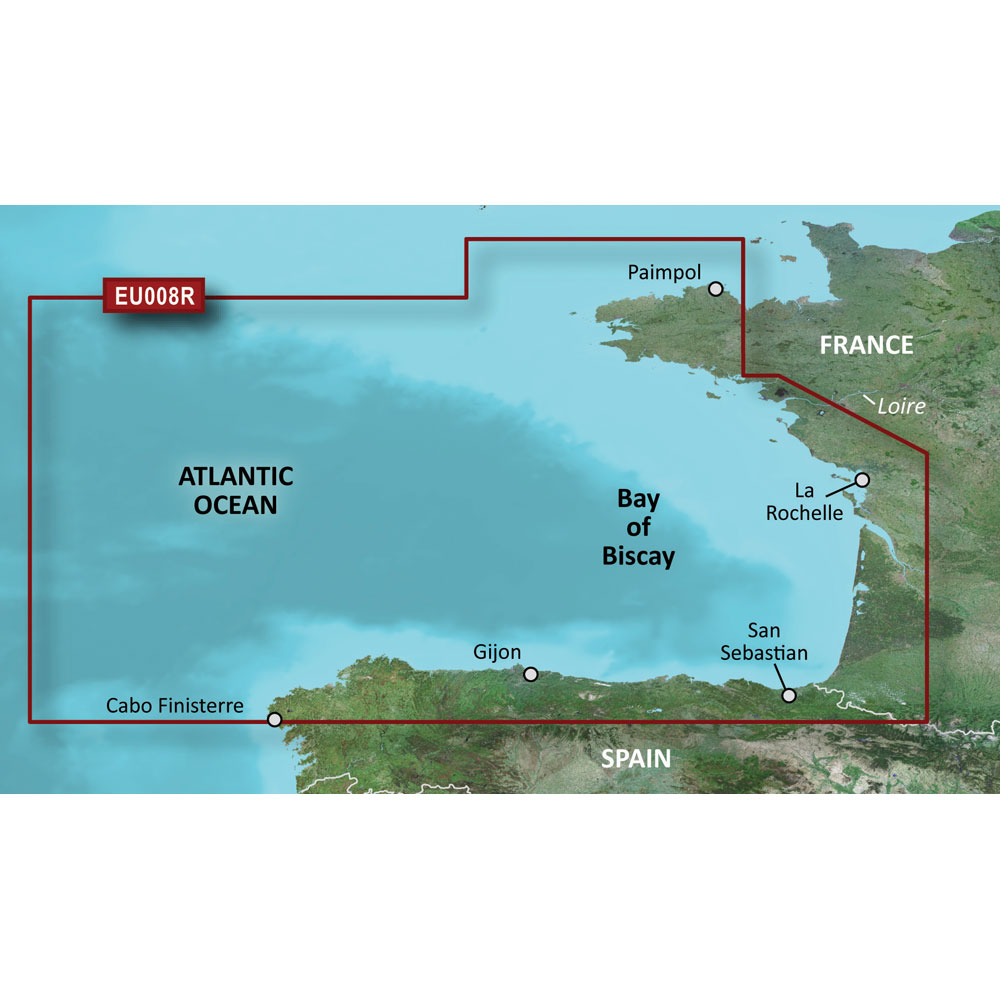 Garmin BlueChart g3 HD - HXEU008R - Bay of Biscay - microSD/SD