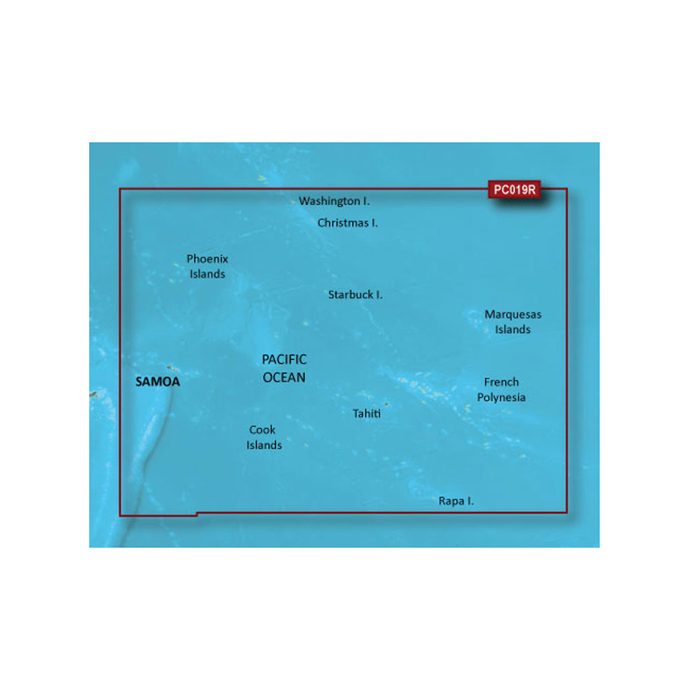 Garmin BlueChart g2 HD - HXPC019R - Polynesia - microSD/SD