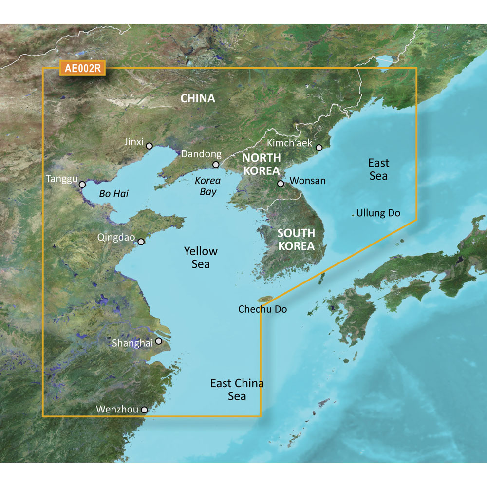 Garmin BlueChart g2 HD - HXAE002R - Yellow Sea - microSD/SD