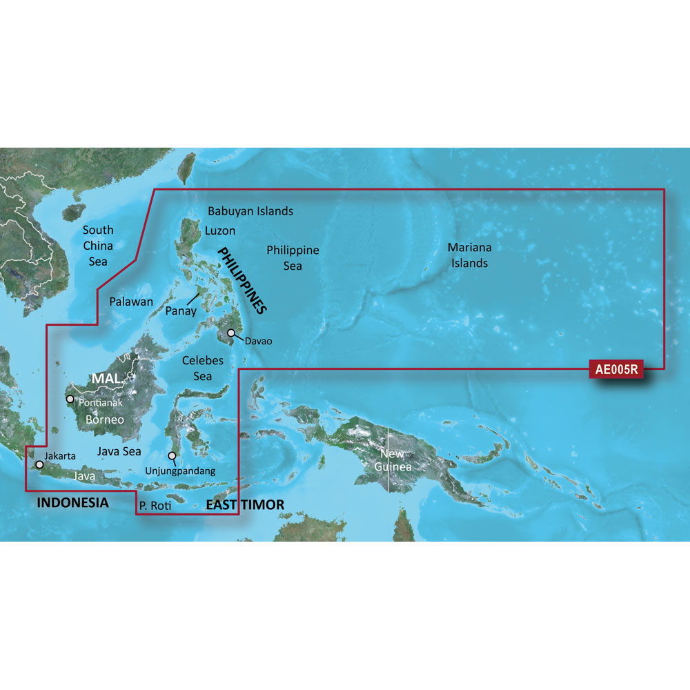 Garmin BlueChart g2 HD - HXAE005R - Phillippines - Java - Mariana Islands - microSD/SD