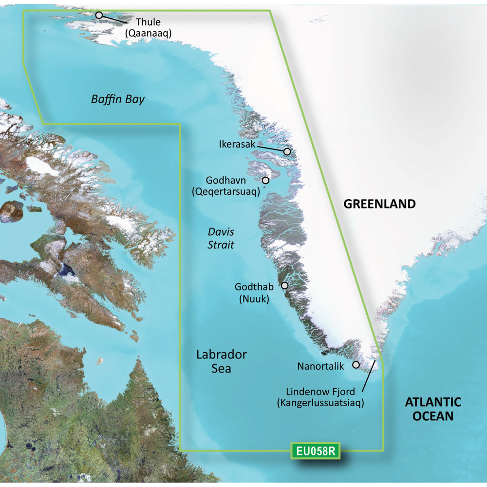 Garmin BlueChart g3 HD - HEU064R - Greenland - microSD/SD