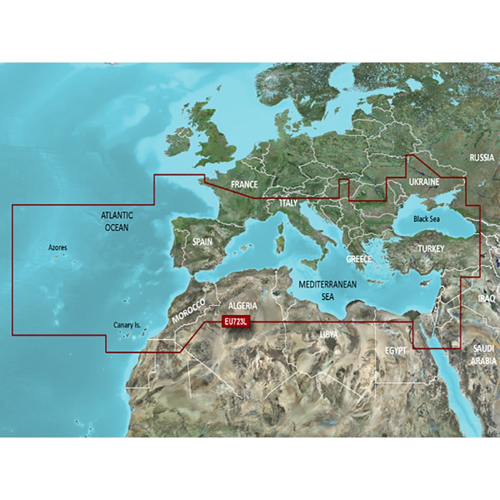 Garmin BlueChart g3 Vision HD - VEU723L - France - microSD/SD