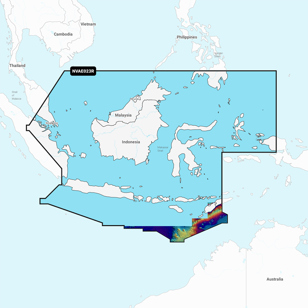 Garmin Navionics Vision+ NVAE023R - Java & Borneo - Marine Chart