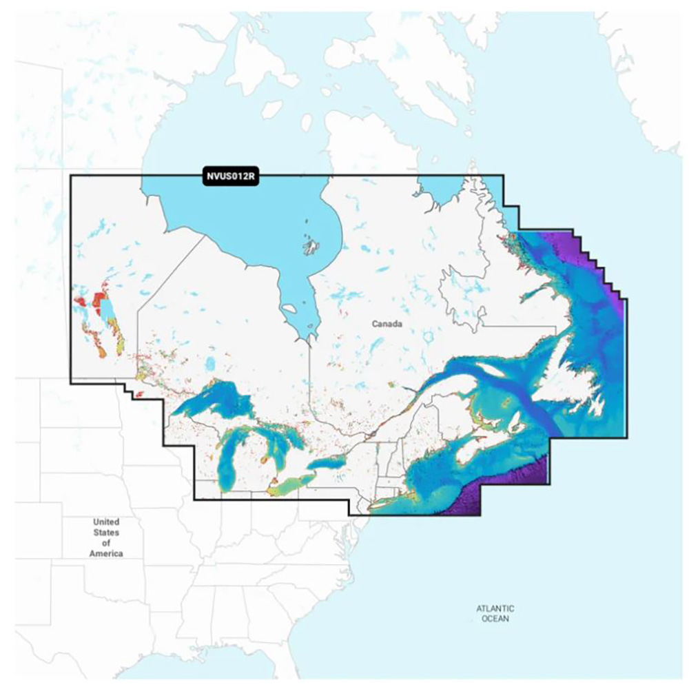 Garmin Navionics Vision+ NVUS012R Canada, East & Great Lakes