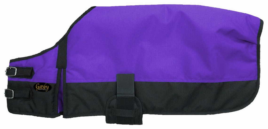 Gatsby 600D Ripstop Waterproof Dog Blanket Medium Purple / Black