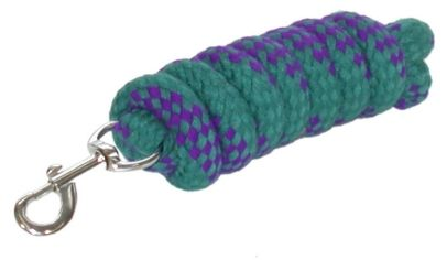 Gatsby Acrylic 6' Lead Rope With Bolt Snap 6' Teal/Purple