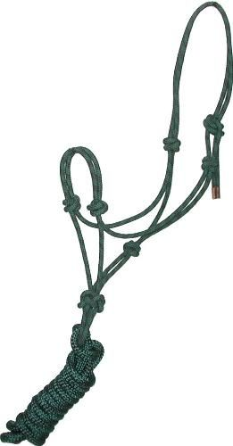 Gatsby Classic Cowboy Halter With Lead Horse Hunter/Black