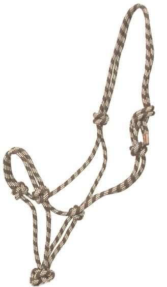 Gatsby Classic Cowboy Rope Halter Horse Brown/Beige