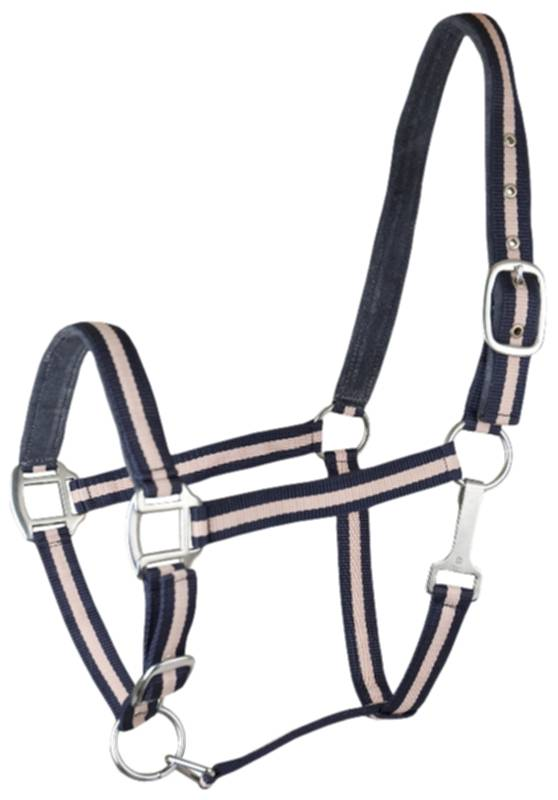 Gatsby 2-Tone Suede Padded Nylon Halter