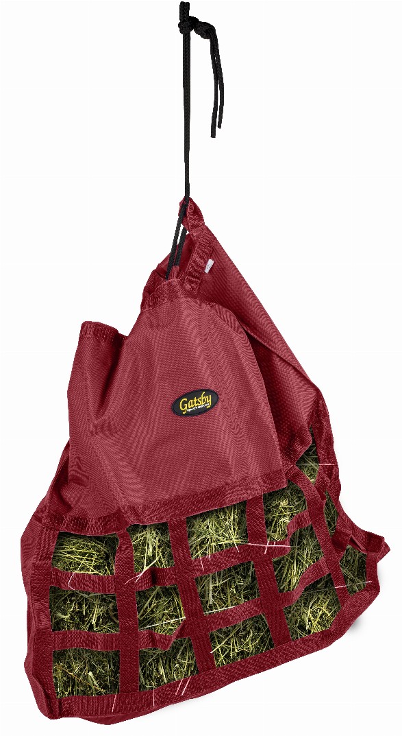 Gatsby Nylon Scratchless Slow Feed Hay Bag Red