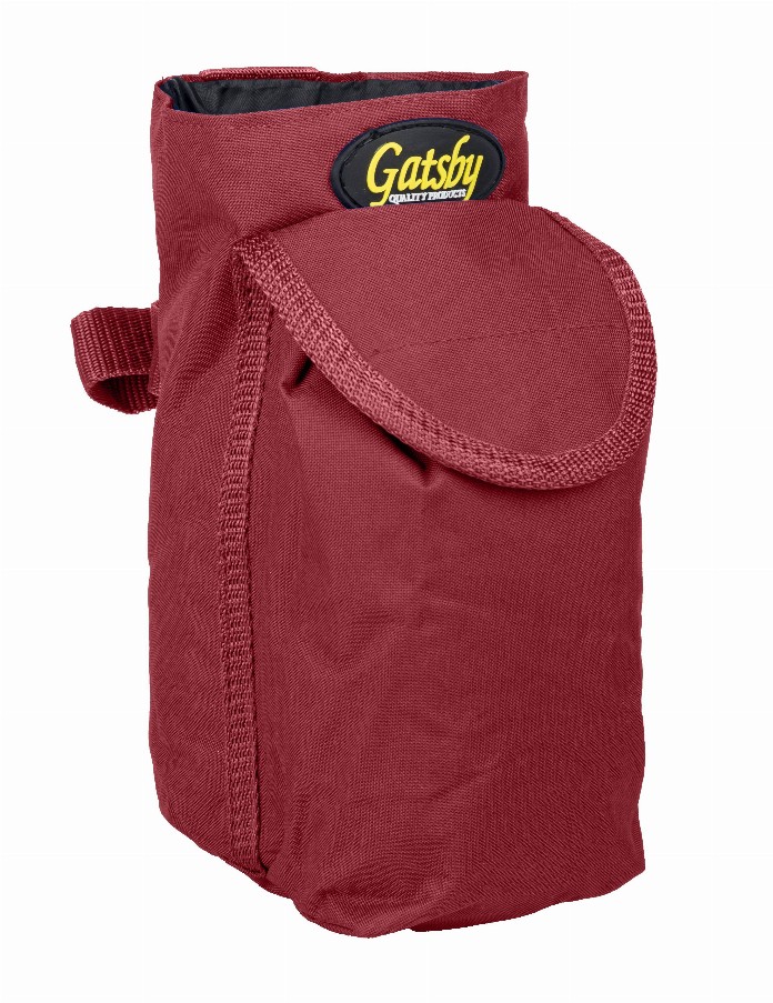 Gatsby Nylon Water Bottle & Cell Phone Carrier Red