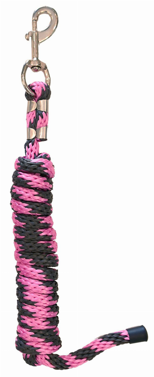 Gatsby Polypropylene 8' Lead with Snap 8' Grey/Pink