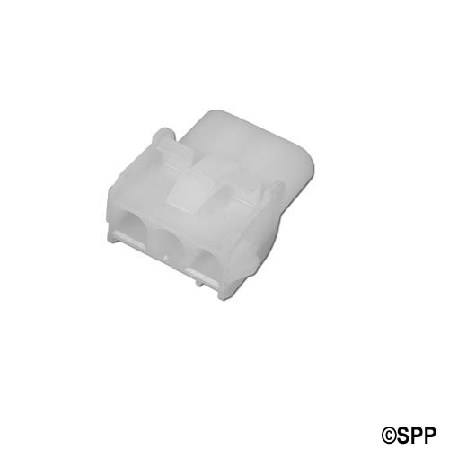 Receptacle, Amp, 3 Pin Female, White