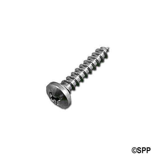 Screw, 10-12 x 1", Pan Head, Stainless Steel