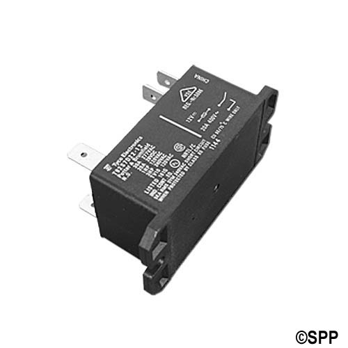 Relay, T92 Style, 12 VDC Coil, 30 Amp, DPST