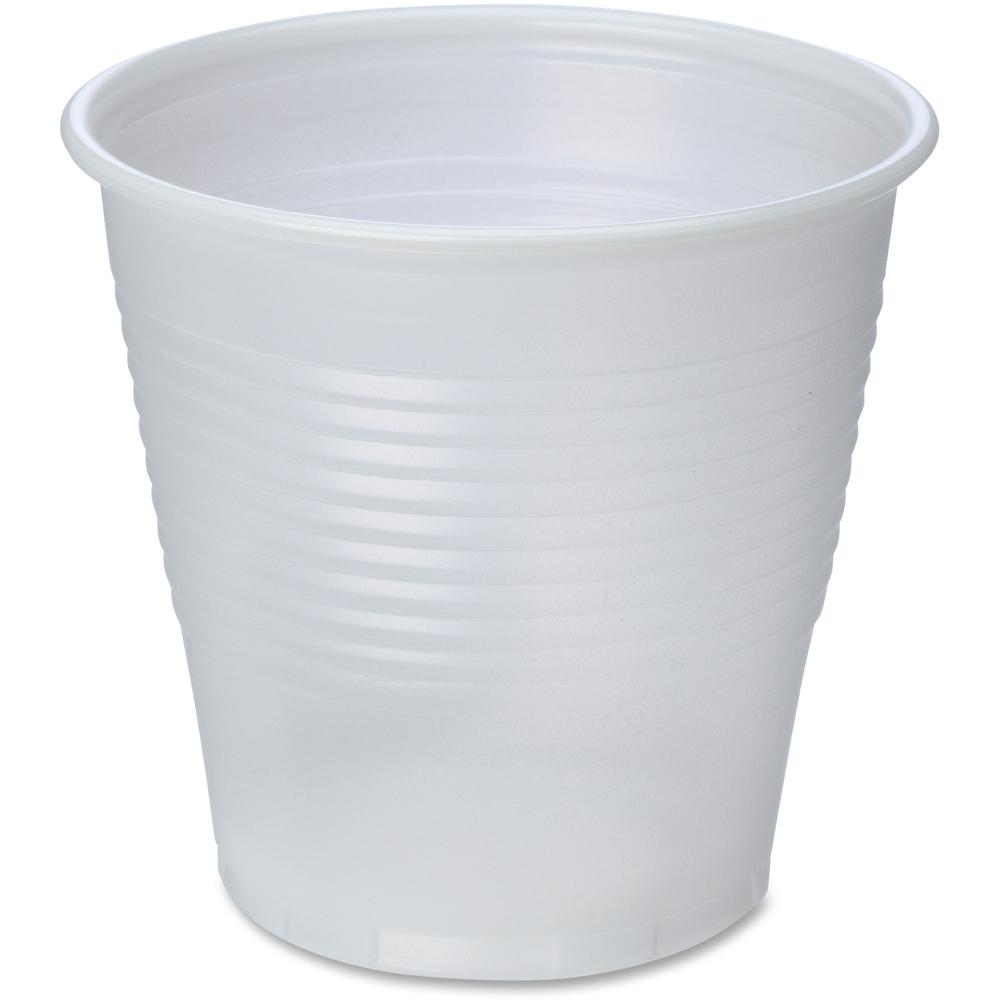 Genuine Joe Translucent Beverage Cup - 100 / Bag - 5 fl oz - 25 / Carton - Translucent, Clear - Beverage