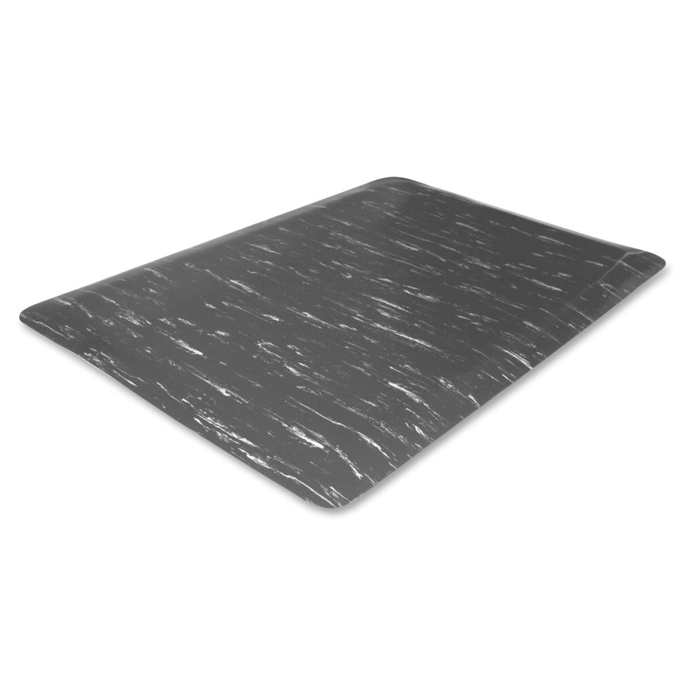 Genuine Joe Marble Top Anti-fatigue Floor Mats - Office, Bank, Cashier's Station, Industry, Airport - 60" Length x 36" Width x 0