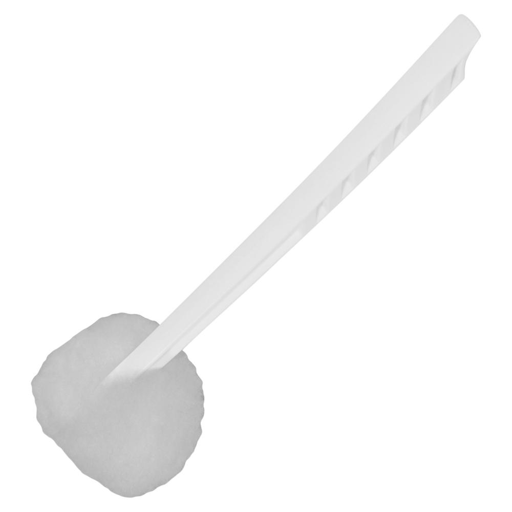 Genuine Joe Toilet Bowl Mop - 4.50" Head - 12" Plastic Handle - Acid Resistant, Durable, Long Lasting, Lightweight, Fatigue-free