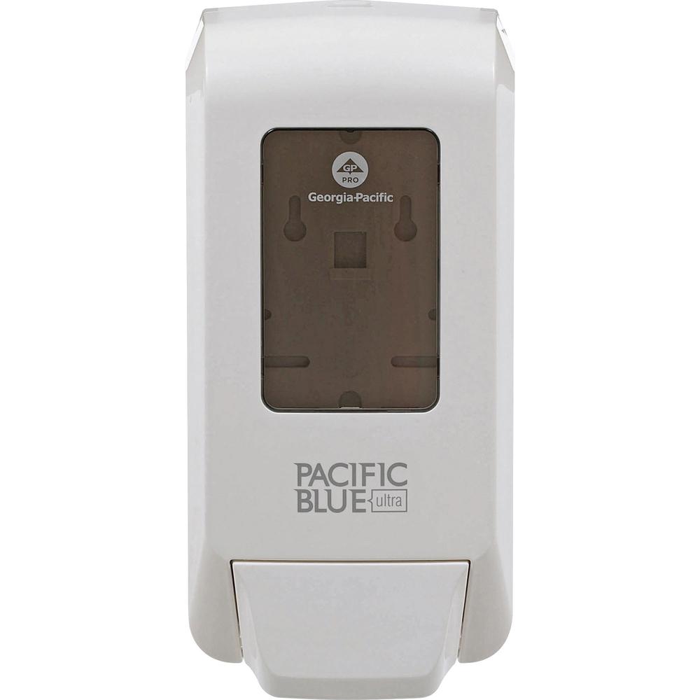 Pacific Blue Ultra Foaming Hand Soap/Hand Sanitizer Wall-Mounted Manual Dispenser - Manual - White - 1Each