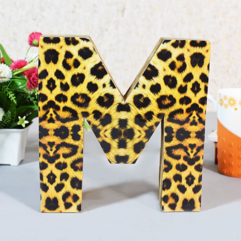 Handmade Eco-Friendly Wall Decor Alphabet Letter Block - Enemal1M