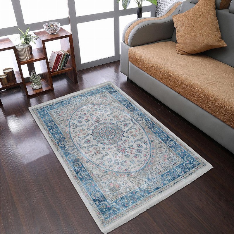 Rugsotic Carpets Machine Woven Crossweave Polyester Multicolor Area Rug Oriental - 4'8''x6'9'' Multicolor14