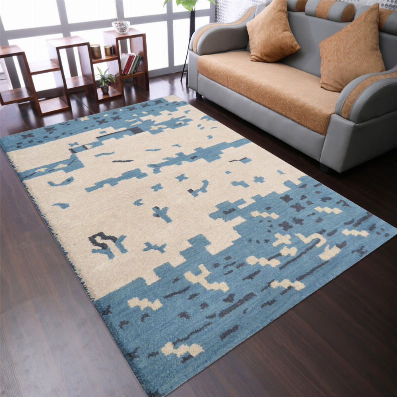 Rugsotic Carpets Hand Tufted Wool Area Rug Abstract