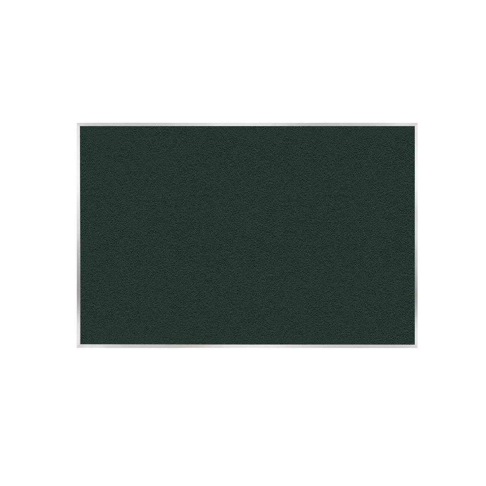 Ghent 48.5" x 144.5" Aluminum Frame Vinyl Bulletin Board - Ebony