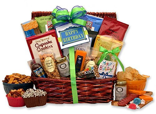 Birthday Gift Baskets - 16x12x10 inBirthday Surprise Birthday Gift For Him