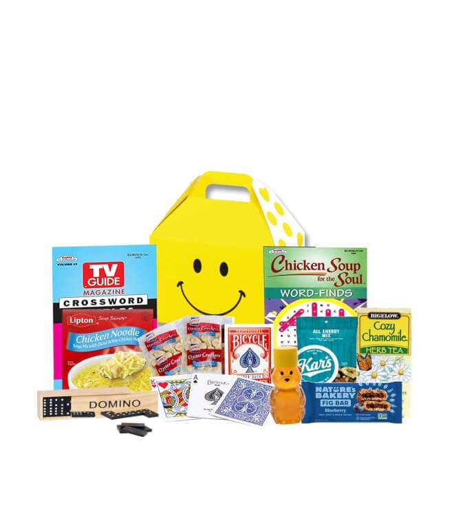 Get Well Gift Baskets - 12x10x8 inGet Well Prescription for Fun & Relaxation Care pkg