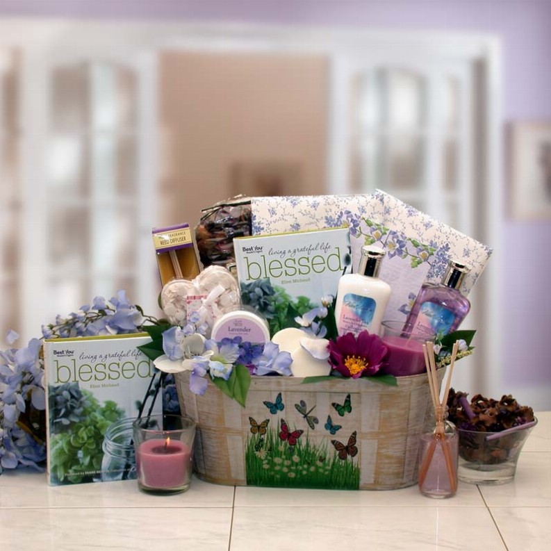 Gifts For Her - 14x14x12 inSo Serene Spa Essentials Gift Set with book