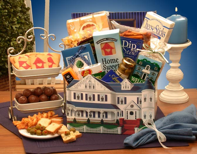 Gourmet Gift Baskets - 16x12x8 inHome Sweet Home Gift Box