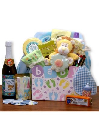 New Baby Gift Baskets - 18x12x8 inNew Baby Celebration Gift Box - Yellow