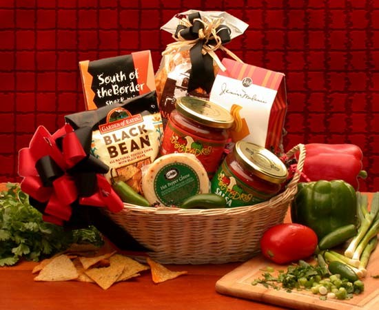 Snack Gift Baskets - 14x12x10 inLets Spice it up! Salsa Gift Basket