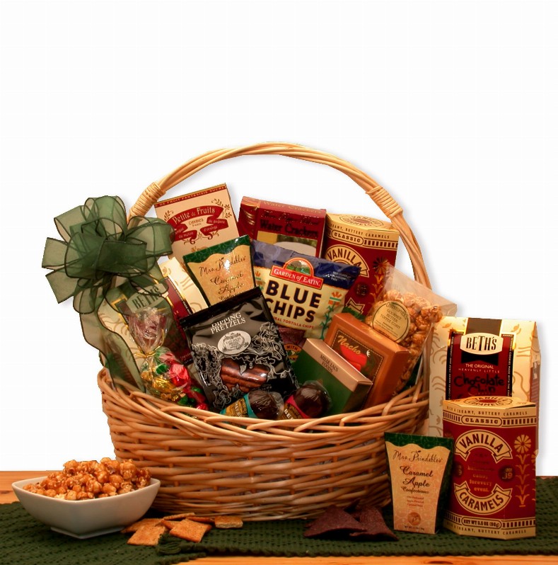 Snack Gift Baskets - 16x14x12 inThe Crowd Pleaser Snack Gift Basket