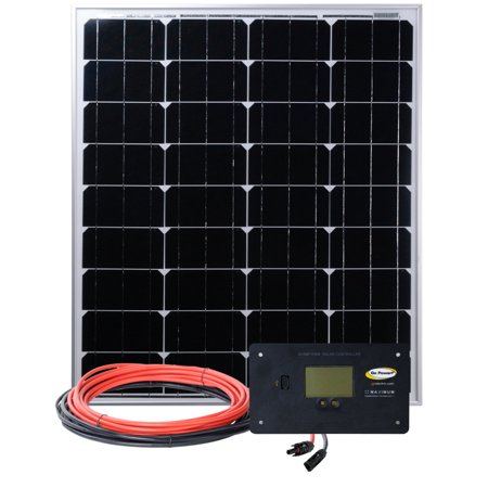GPECO80 80 WATT SOLAR KIT W/WIRE AND 10 AMP CONTROLLER