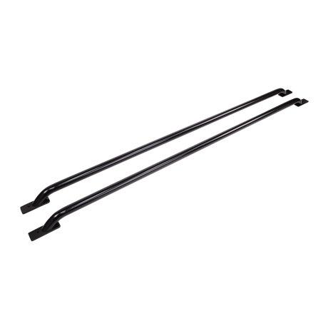 99-06 SILVERADO/SIERRA 6.5FT BED STAKE POCKET BED RAILS-BLACK