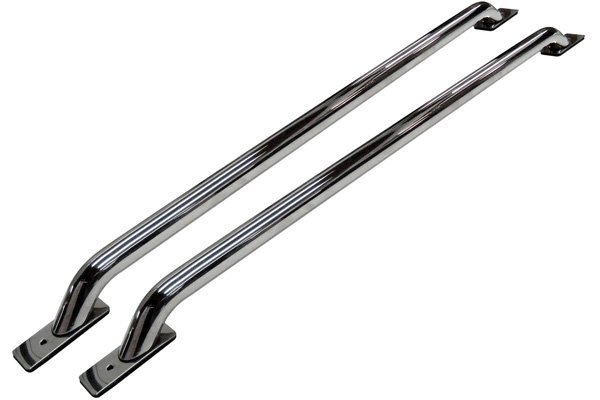 97-16 F150 6.5FT BED STAKE POCKET BED RAILS-CHROME