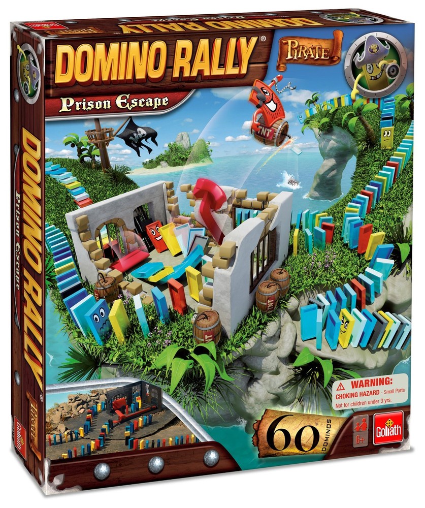 Domino Rally Pirate Prison Escape Set