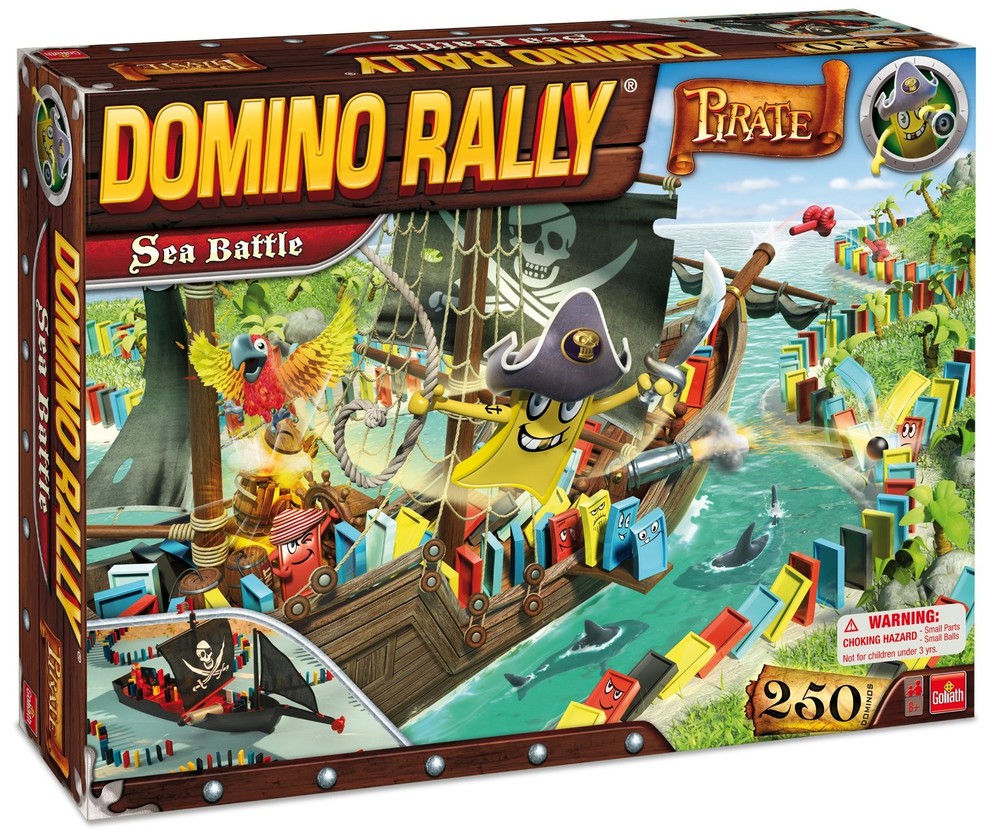 Domino Rally Pirate Sea Battle Set