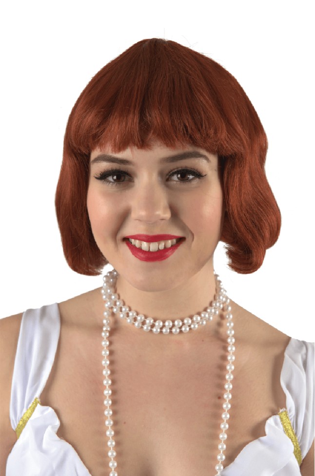 Classic Flapper Wig, Brown