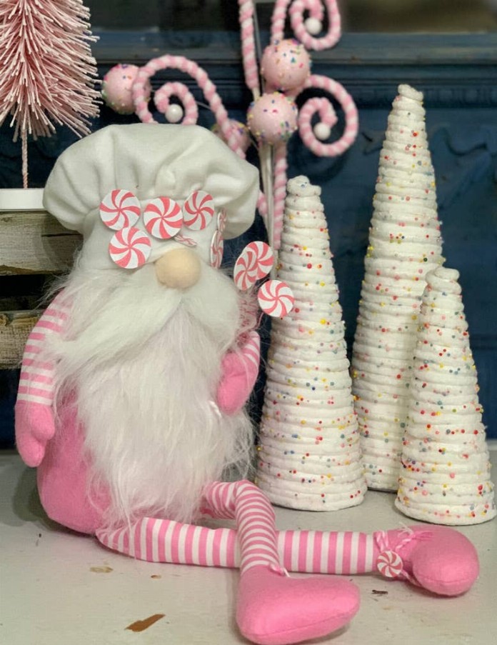 Cotton Candy Christmas Tree