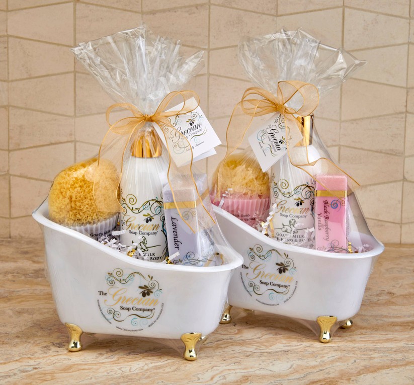 Bath Tub Gift Set Cranberry Pomegranate