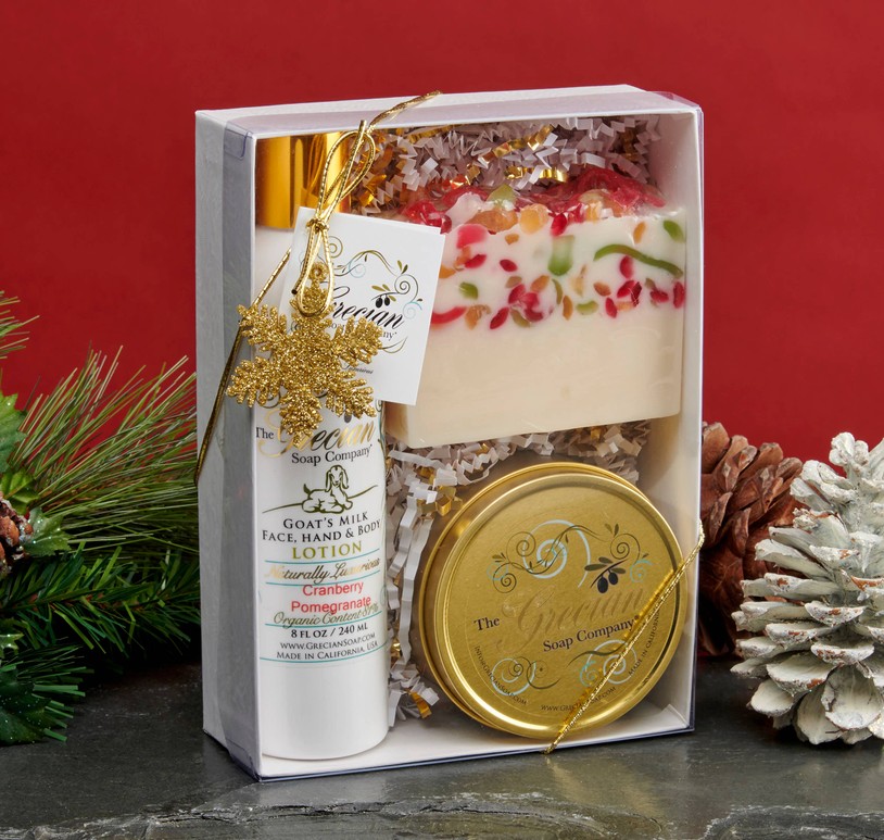 Holiday Lotion, Soap & Candle Gift Set