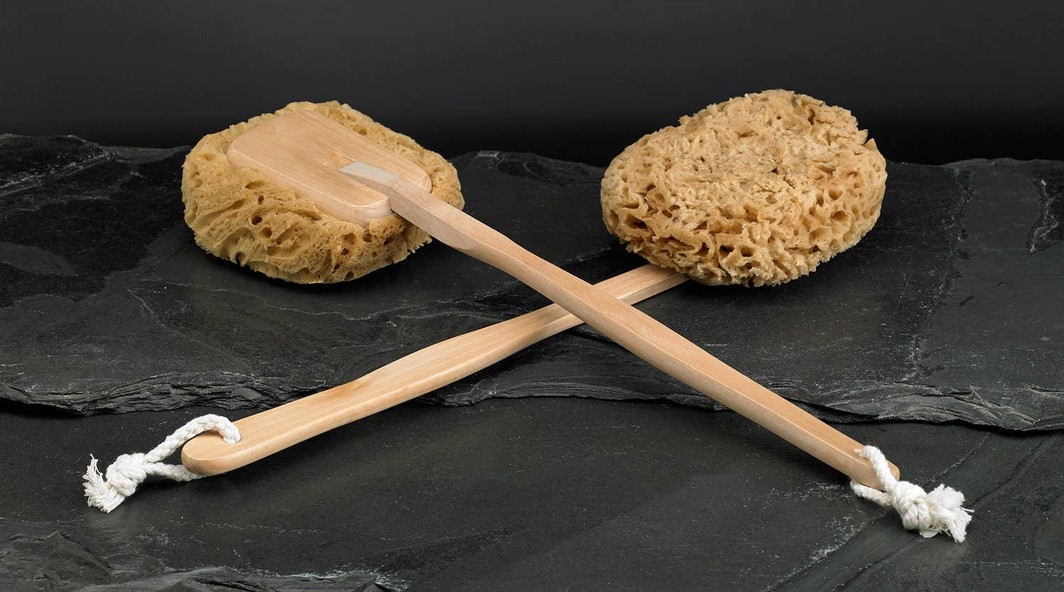 Natural Sponge on a Stick