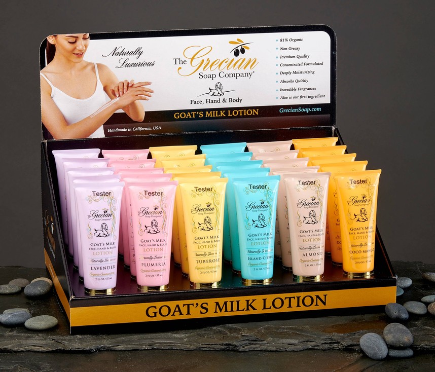 Organic Goats Milk Lotion Tubes