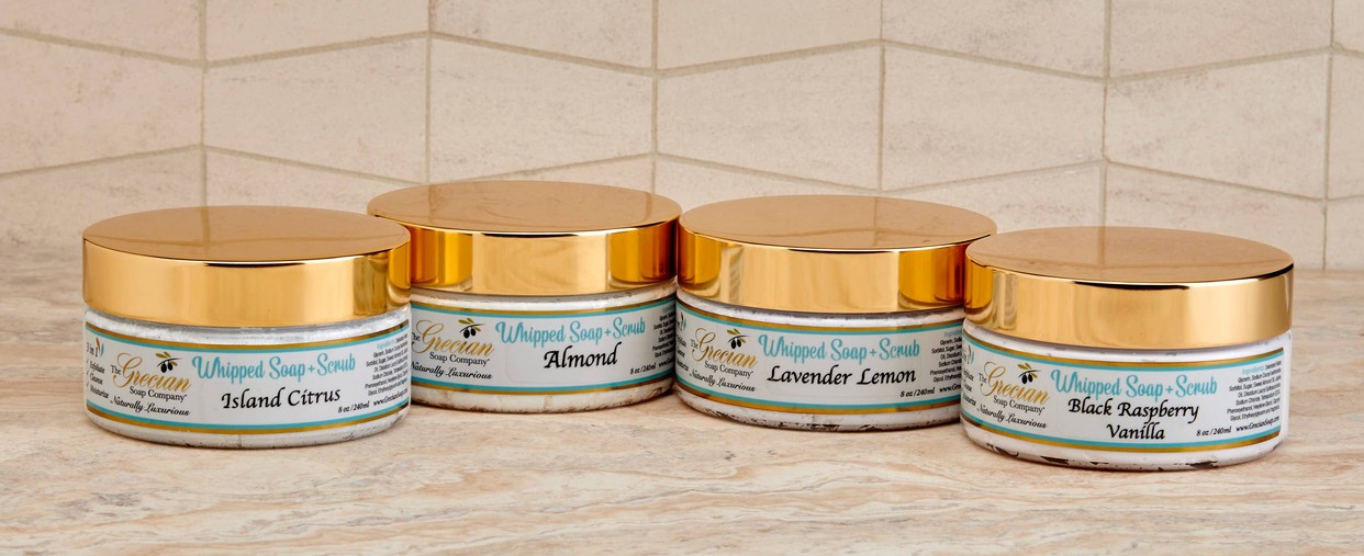 Whipped Soap Body Scrub Lavender Lemon