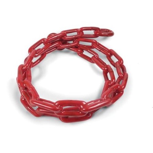 Vinyl Coated Chain 1/4X4 Red